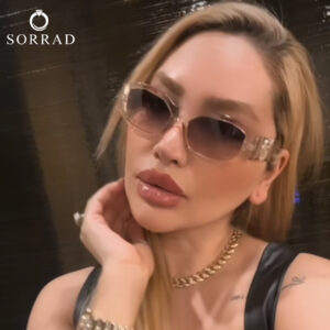 عینک زنانه ورساچه/ فریم کائوچو عدسی پلی کربنات - Image 3