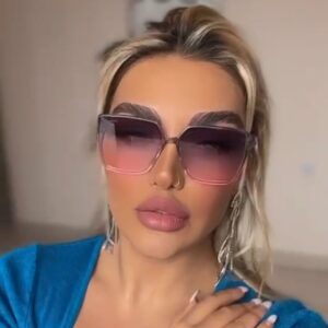 عینک زنانه شنل / فریم کائوچو عدسی پلی کربنات - Image 2