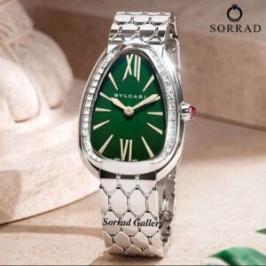 ساعت بولگاری زنانه / ساده بند استیل رنگ سیلور صفحه دورنگین / درچند رنگ مختلف - Image 2