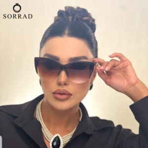 عینک زنانه شنل / فریم کائوچو عدسی پلی کربنات - Image 3