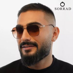 عینک مردانه باربری / فریم فلزی عدسی پلی کربنات - Image 2