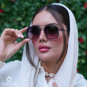 عینک زنانه پرادا / فریم کائوچو عدسی پلی کربنات - Image 2