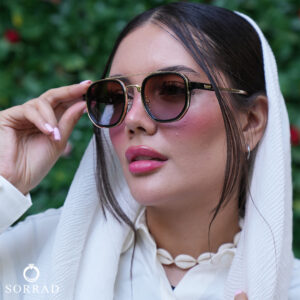 عینک زنانه پرادا / فریم کائوچو عدسی پلی کربنات - Image 3