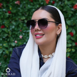 عینک زنانه پرادا / فریم کائوچو عدسی پلی کربنات - Image 3