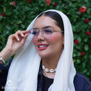 عینک زنانه دیور | فریم فلزی عدسی پلی کربنات - Image 6