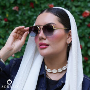 عینک زنانه دیور | فریم فلزی عدسی پلی کربنات - Image 3