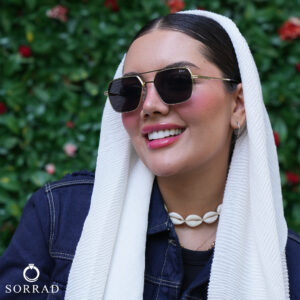 عینک زنانه دیور | فریم فلزی عدسی پلی کربنات - Image 2