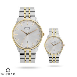ست ساعت مچی عقربه‌ای زنانه و مردانه کرست | مدل Crest 6701-3
