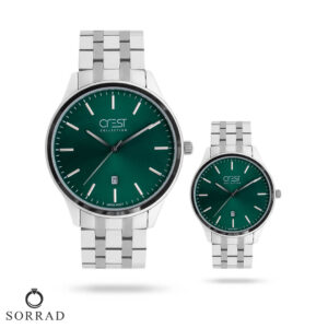 ست ساعت مچی عقربه‌ای زنانه و مردانه کرست | مدل Crest 6701-4