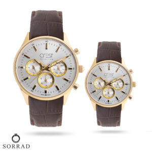 ست ساعت مچی عقربه‌ای زنانه و مردانه کرست | مدل Crest 6711-6