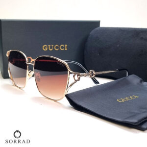 عینک گوچی | فریم فلزی عدسی پلی کربنات