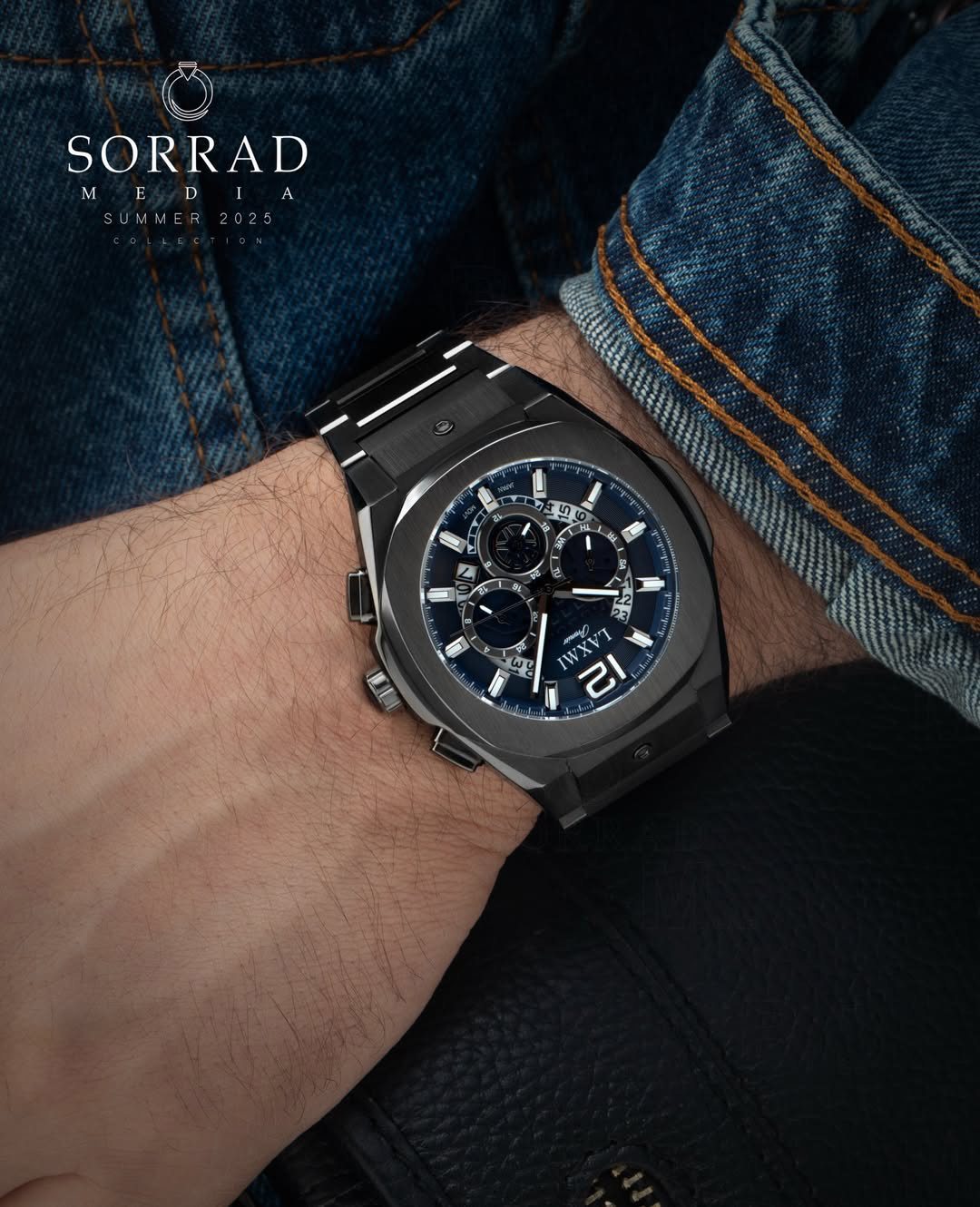 ساعت مچی عقربهای مردانه لاکسمی | مدل Laxmi 8814-5 - Image 3